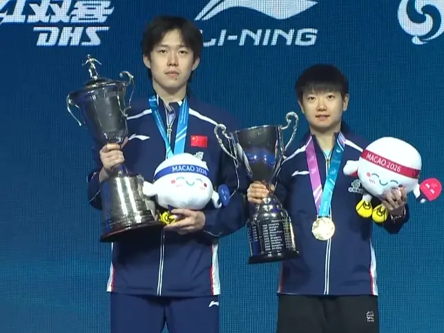 两个世一，最好的莎头，世界杯男女单冠军！。