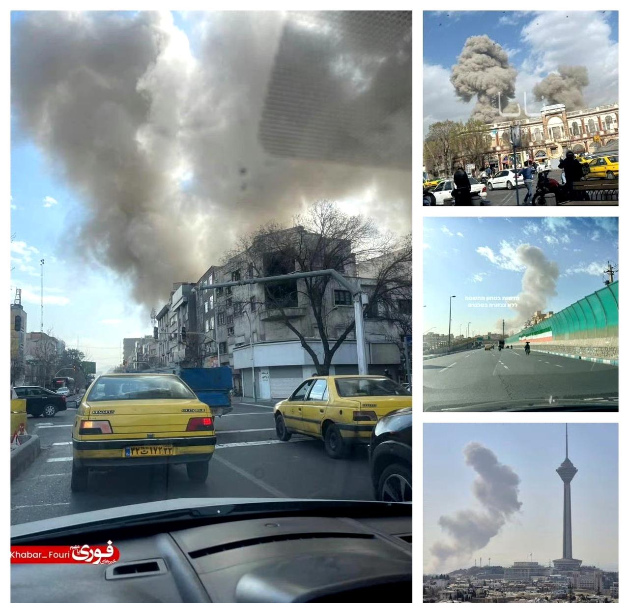 以色列空袭伊朗首都德黑兰。