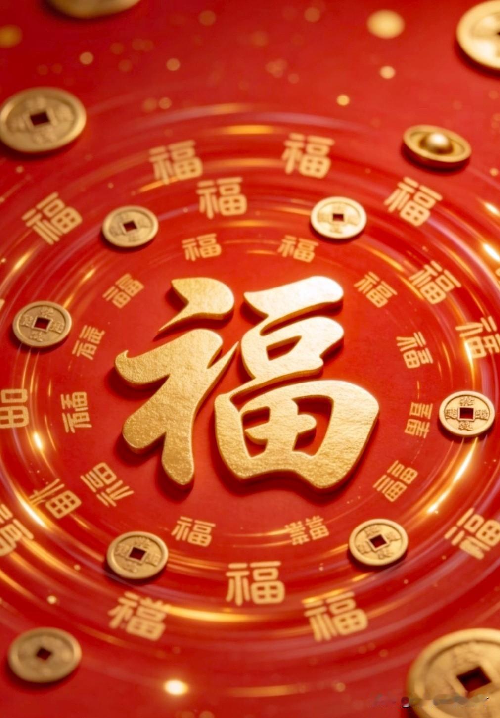 百福聚来，万事胜意。