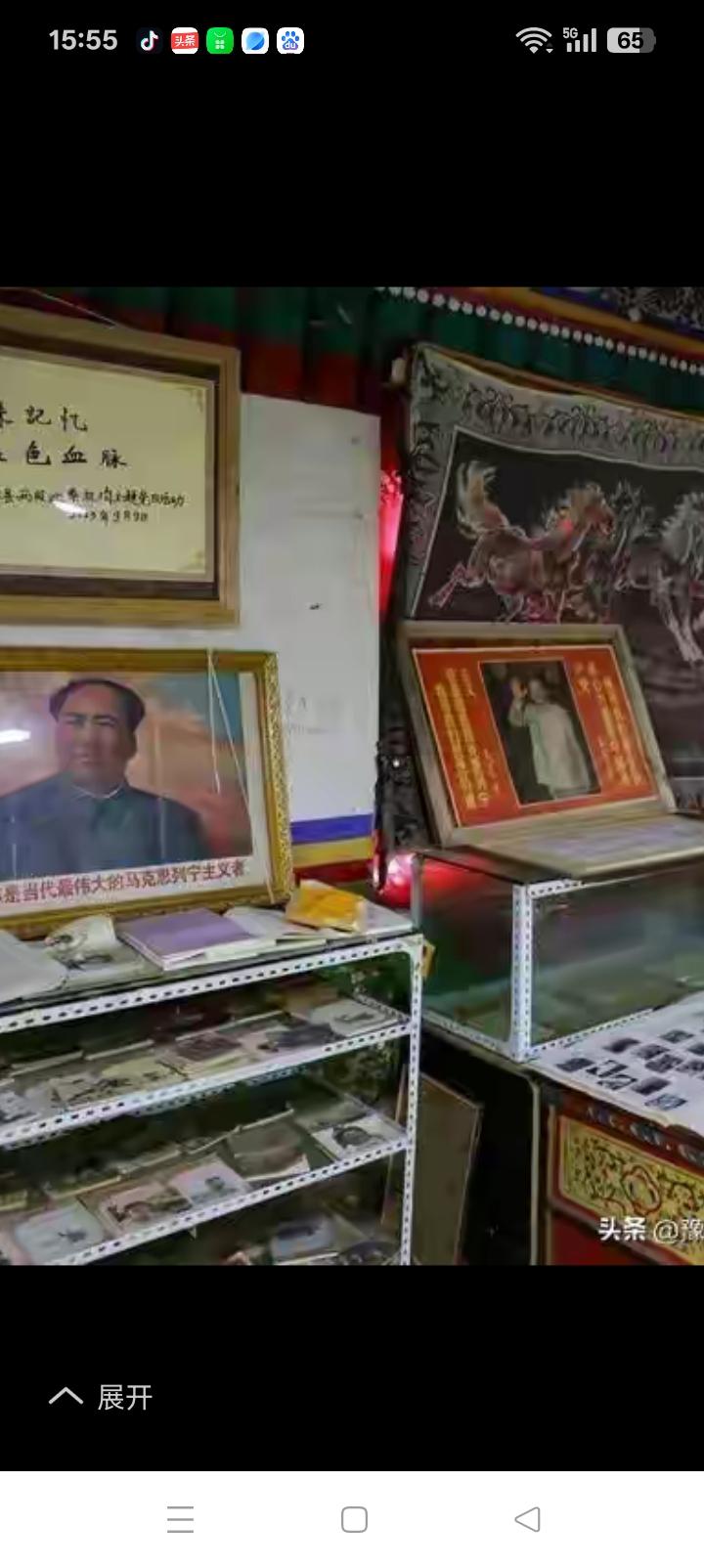 西藏人家里，无一例外供奉毛主席照片。
他们可是全民信佛，释迦牟尼没有度尽劫波，解