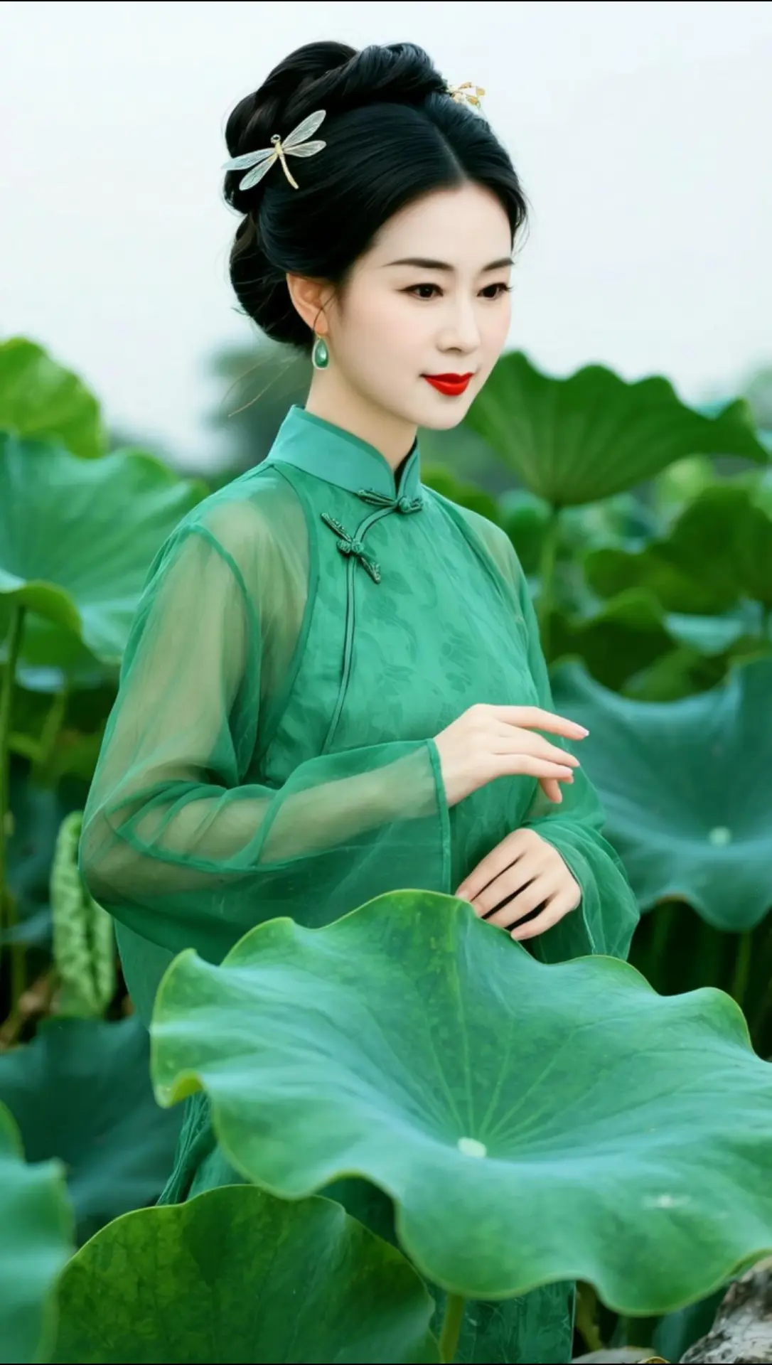 AI荷塘国风写真 随变ai随便玩