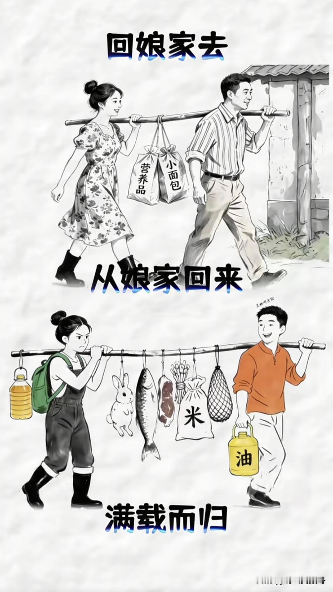 各位都是这样走娘家亲戚的吗？