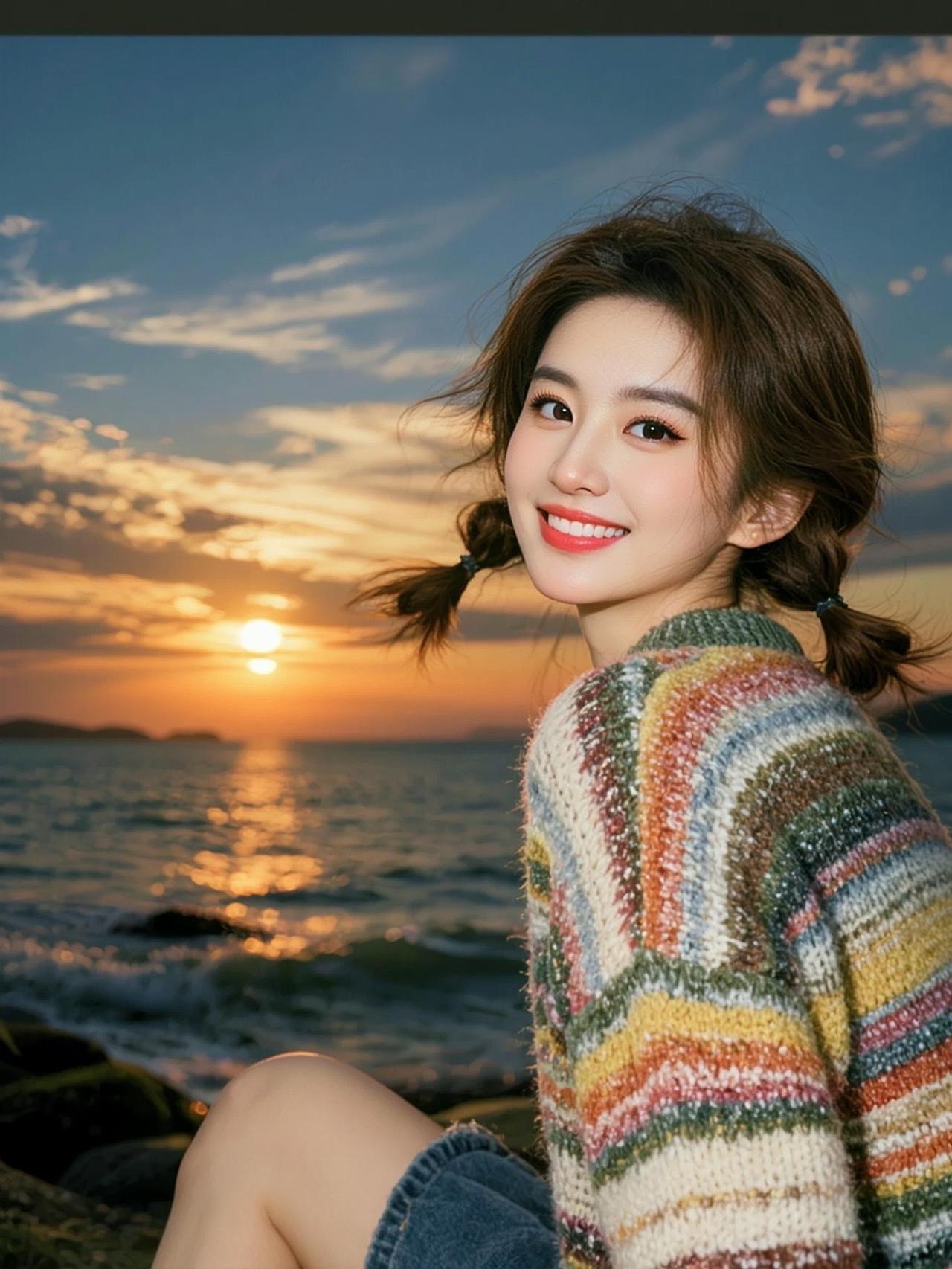 抖音ai创作 美女 不一样的自己 漂亮