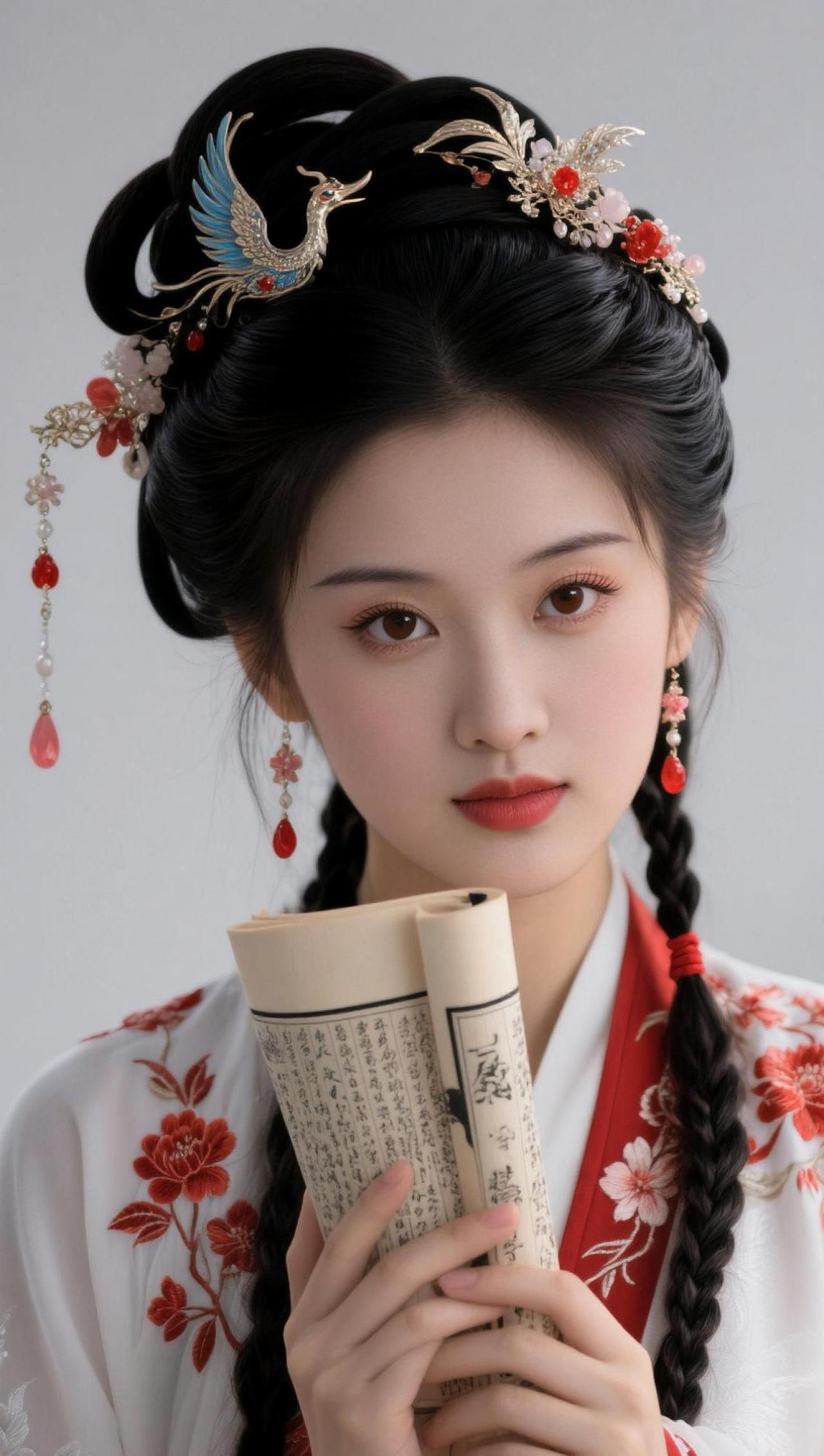 AI国风书卷写真 随变ai随便玩