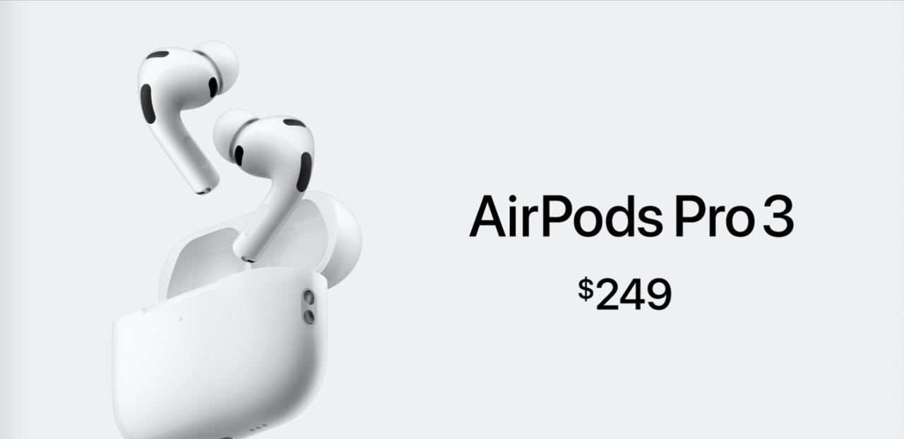 AirPods Pro3价格不变
支持实时翻译功能显示在iphone上
双人都佩