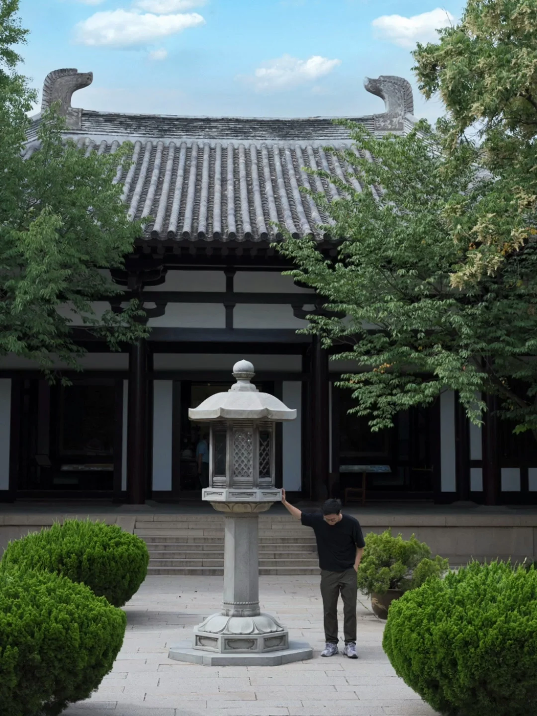 梁思成先生设计的仿唐建筑，扬州大明寺