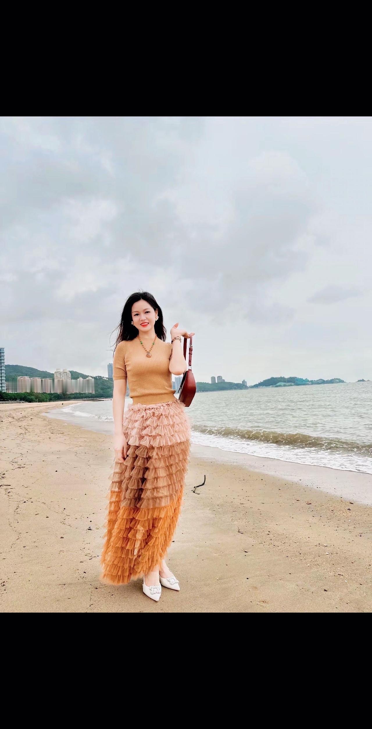 心中若有桃花源，何时不是四月天！海边度假百搭沙滩长裙 大海的味道