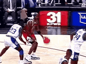 乔丹也有金鸡独立！