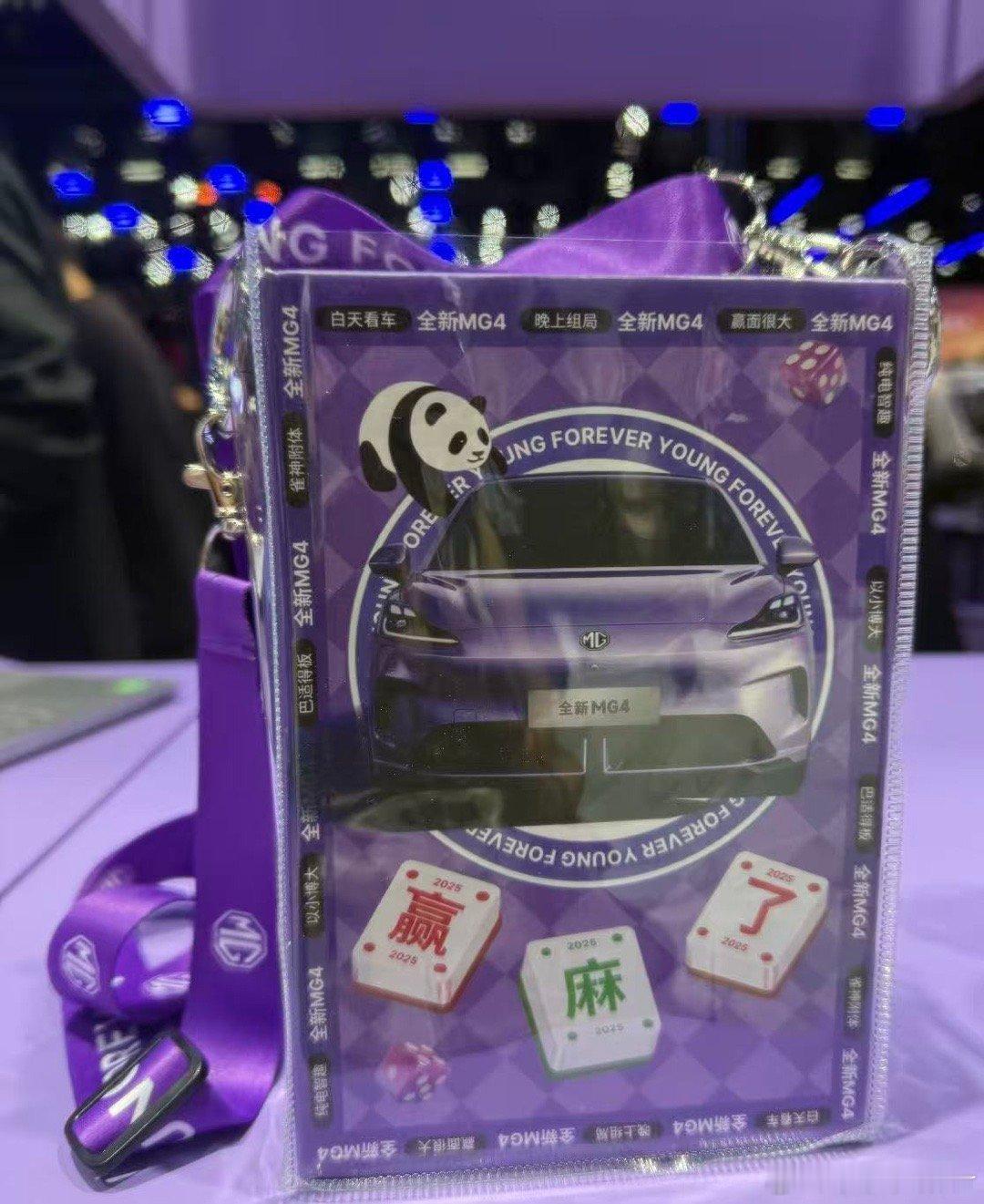 MG展台签到送麻将，难道发布会要在MG4车里组个麻将局？这大空间也不是不行MG4