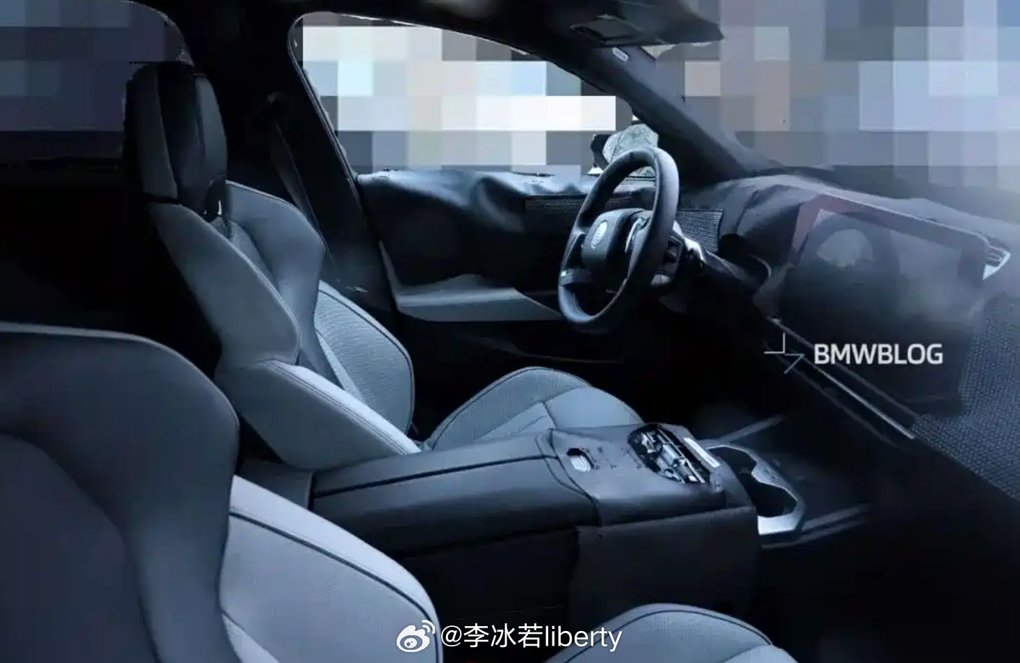新宝马M5的设计也来了确实从新的iX和i来了之后这套内饰就要贯穿家族了走科技范的