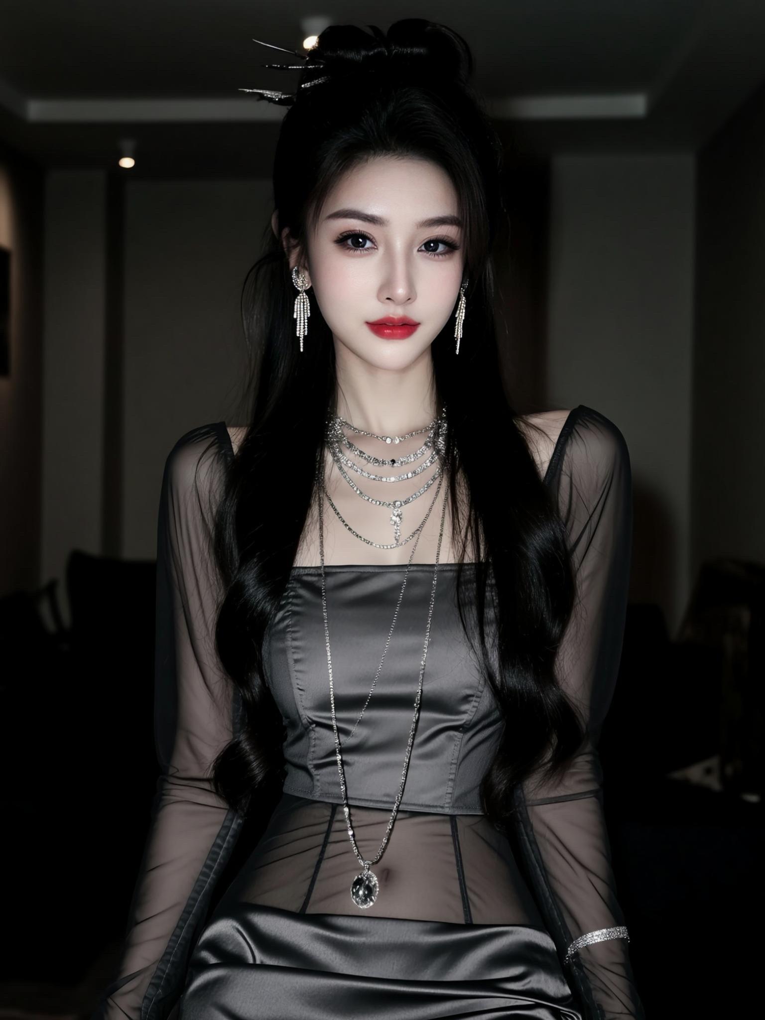 AI暗黑氛围感写真