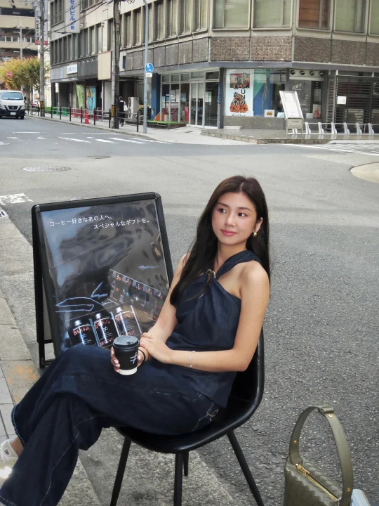 大阪的路边咖啡