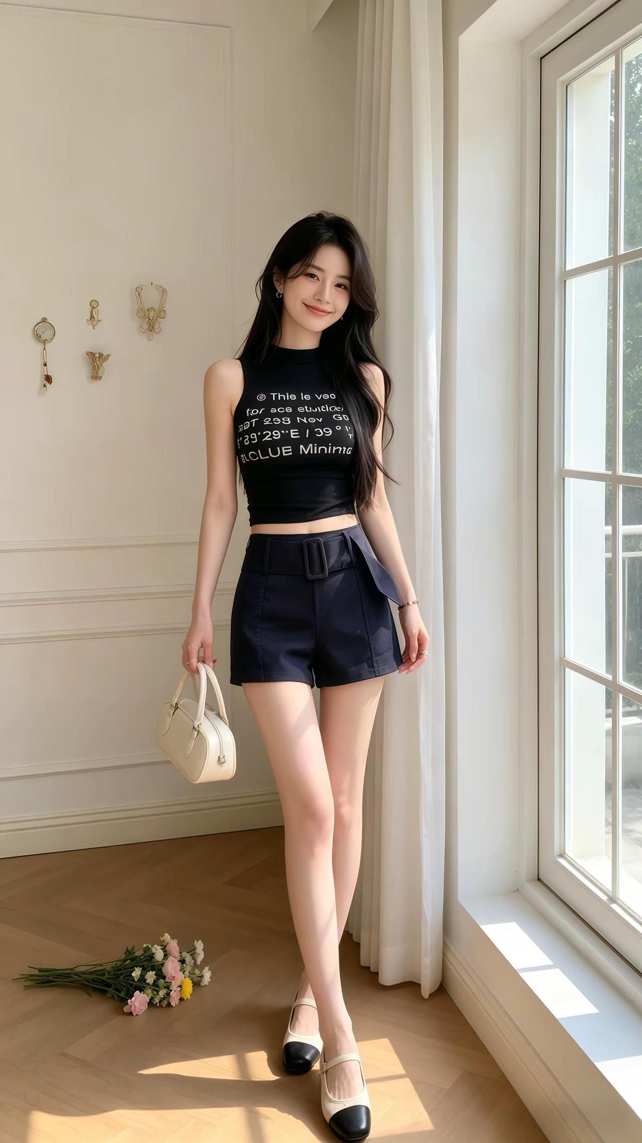 裤子 女生穿搭 夏日辣妹穿搭 辣妹夏季穿搭