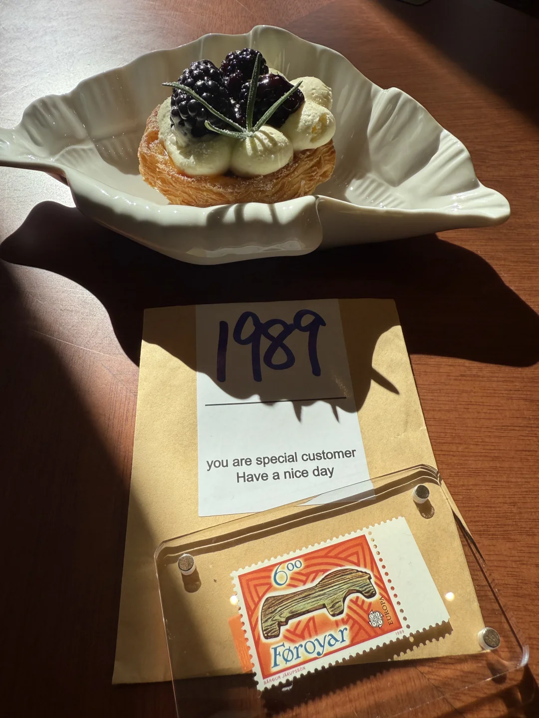 来自法罗群岛1989生日年邮票冰箱贴盲盒