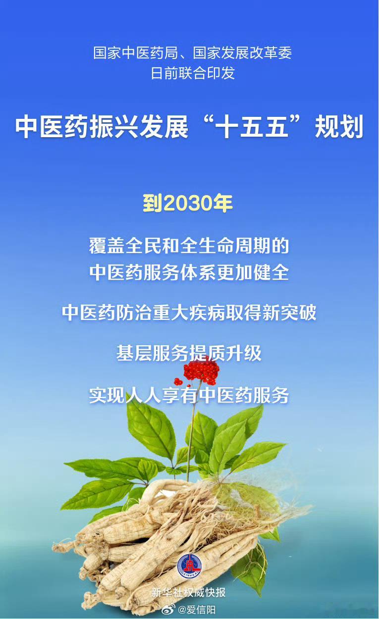 中医药振兴发展十五五规划【新华社权威快报|十五五时期中医药这样发展】国家中医药局