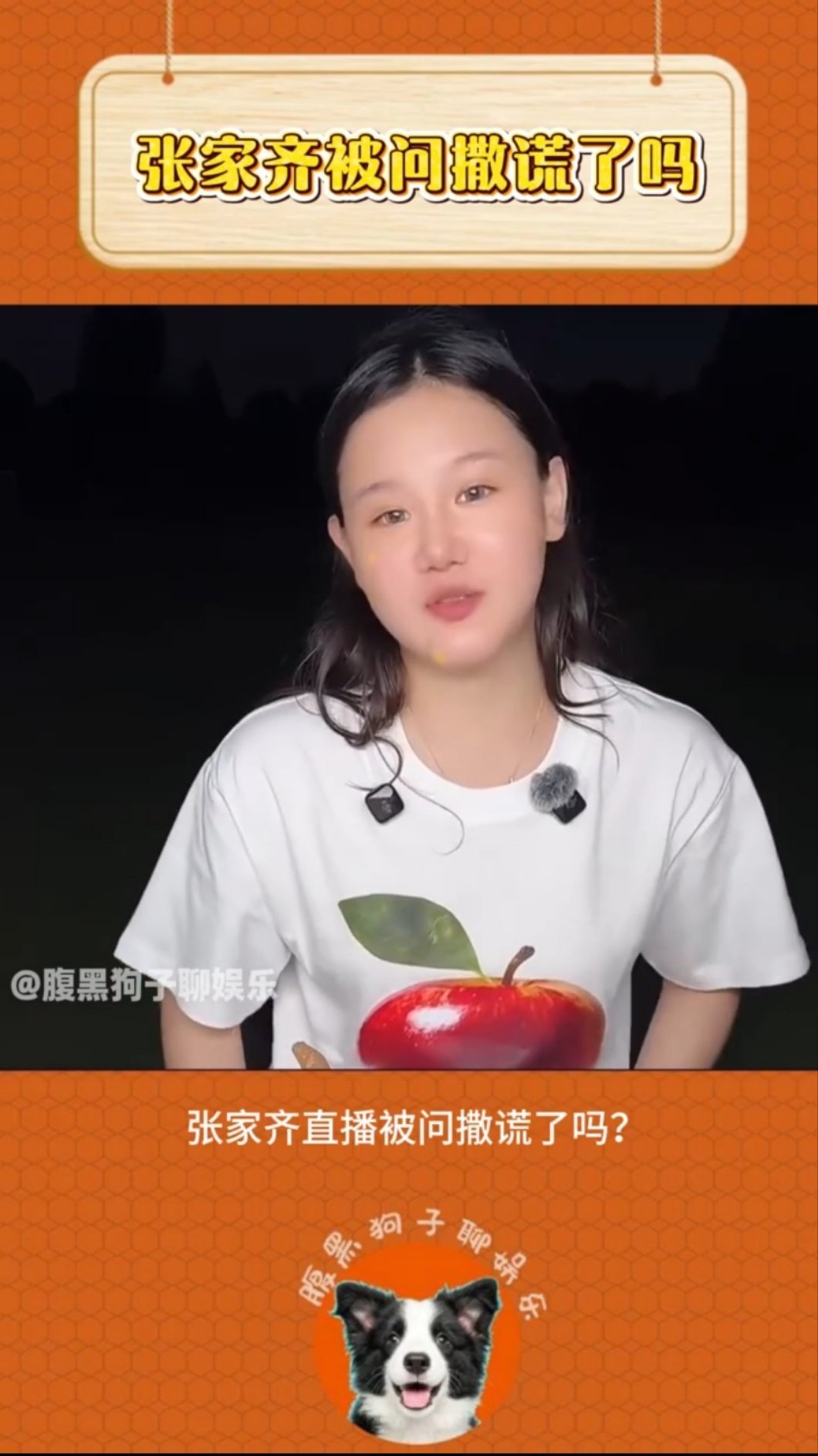 张家齐解释自己撒谎很容易被看出来我家那闺女 她连撒谎的成功率都几乎为零，怎么可能