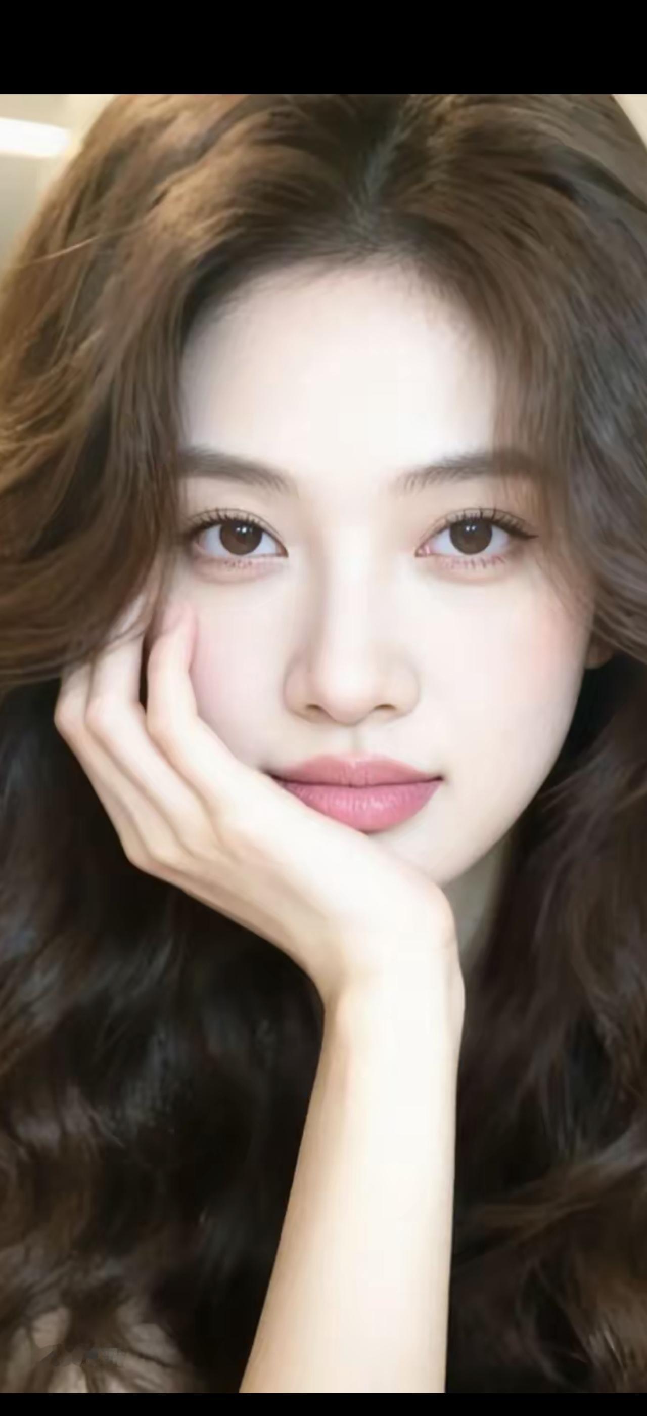 温柔甜美的少女，浅笑嫣然，宛如春日暖阳。