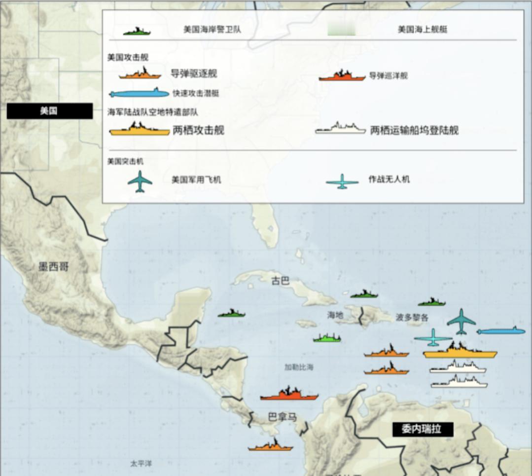 要打仗了，美军正在波多黎各加紧部署，卫星照片显示，MQ-9无人机已经部署到波多黎