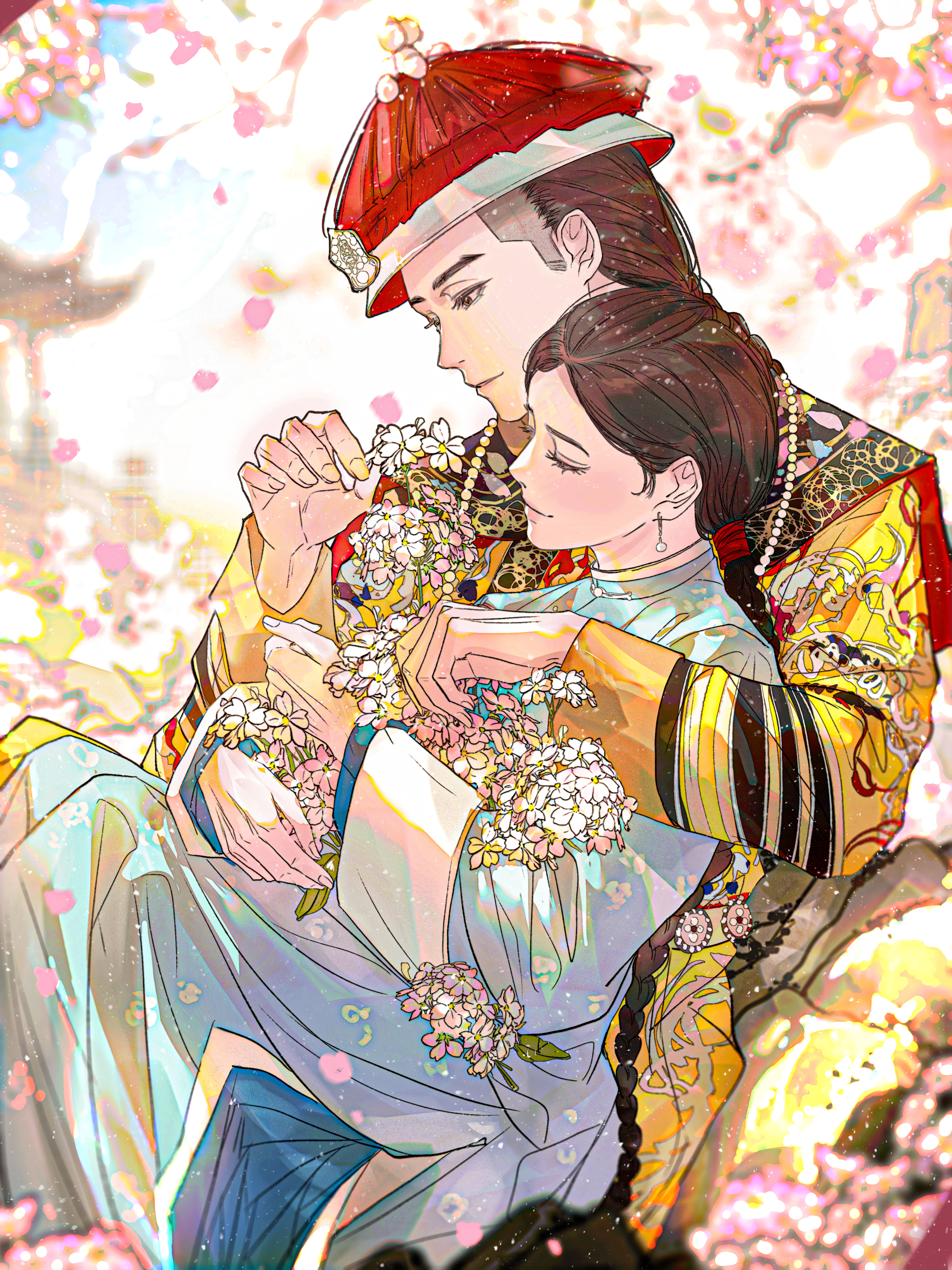 孝仪皇后 🐰🌸孝仪皇后 🌸恋人手中樱花草，听胸膛的心跳💓历史上的今天，农