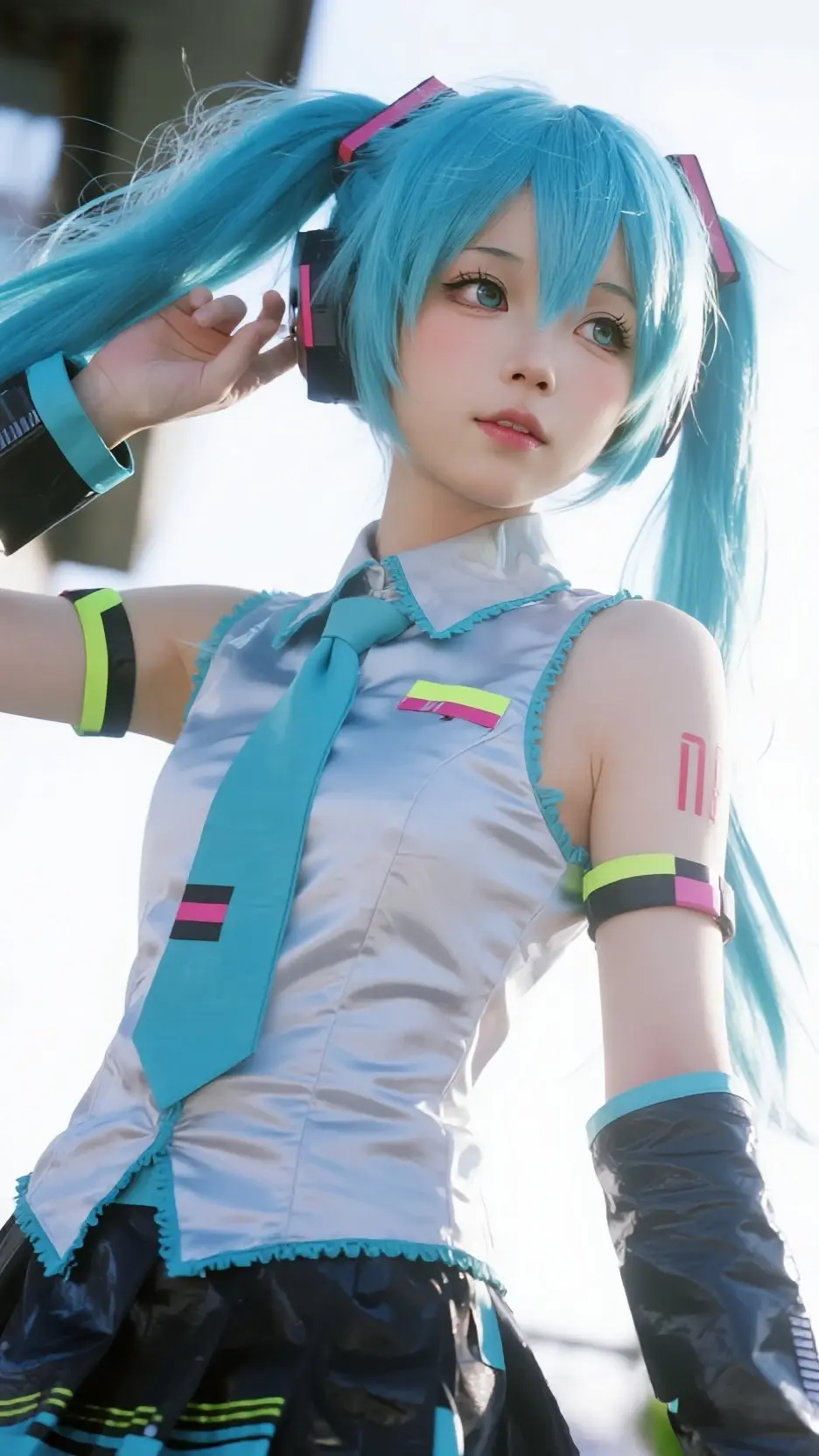 初音未来cos 二次元 二次元少女