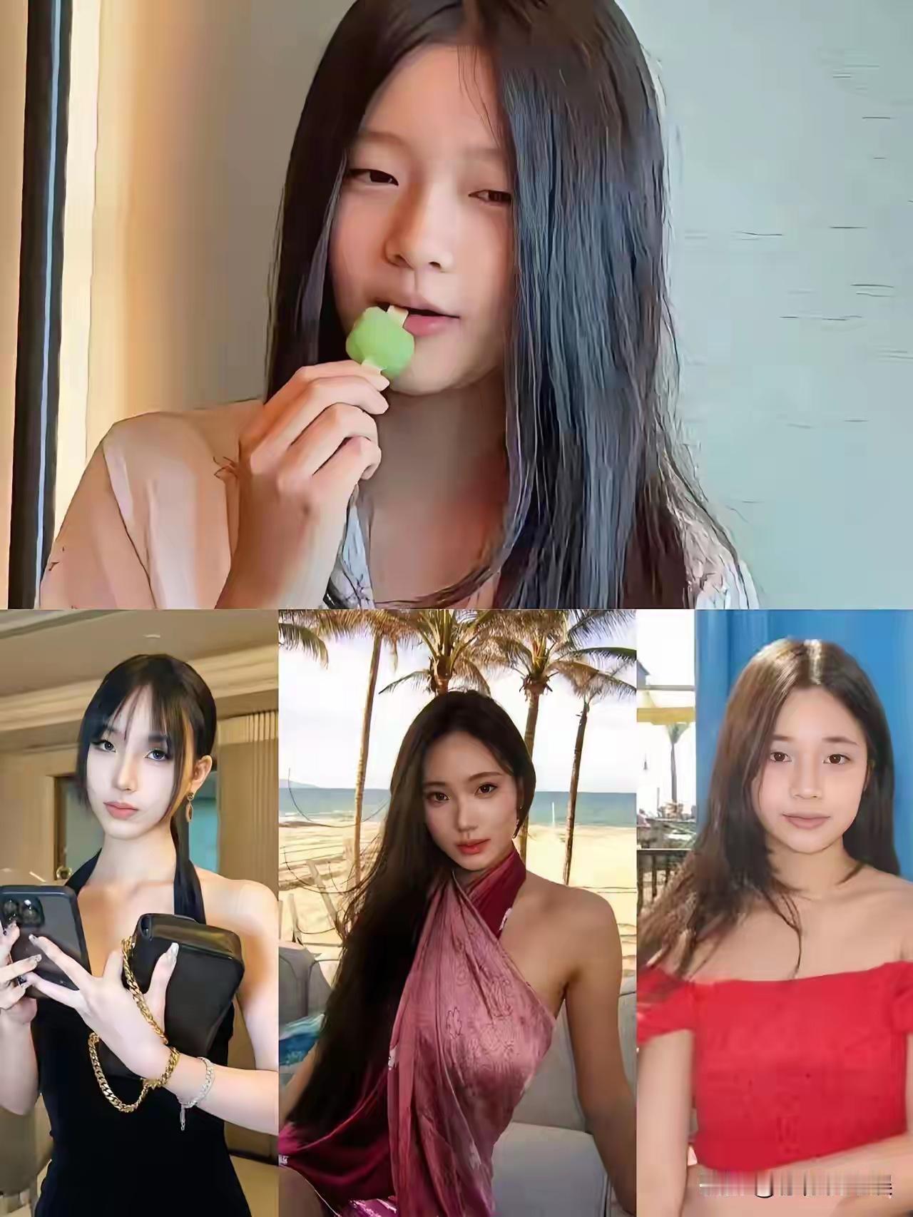 小月儿的表姐们，真的是太优秀了，她还是学生，所以，很单纯，很可爱，看看她的表姐们