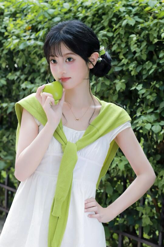 杨超越同款青苹果🍏我也拍到啦！！