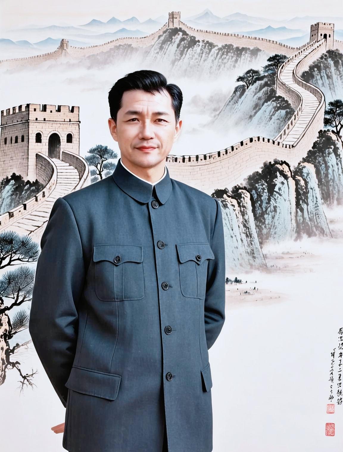 AI中山装大片