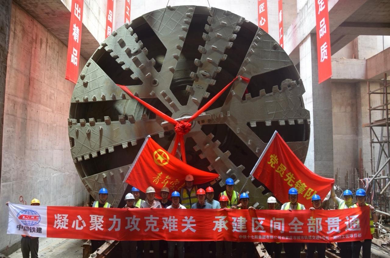 石家庄地铁5号线一期工程最新消息，裕华西路站至和平医院站双线贯通，计划27年开通
