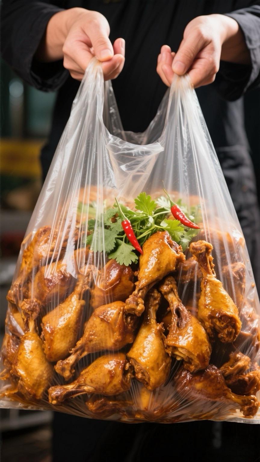 太过瘾了！这个香辣鸭小腿严选优质部位，红棕外皮裹满辛香调料，油润光泽挑...