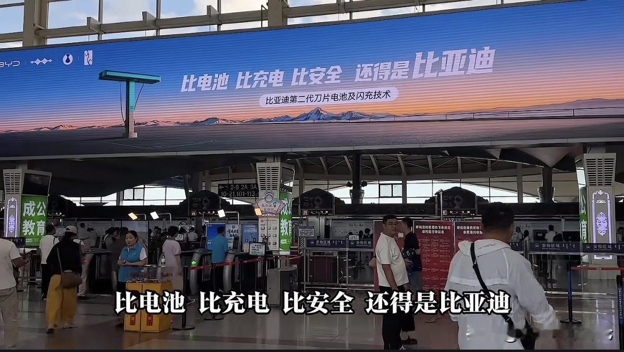 迪子变了，出差过安检，诸位看，这是什么：比电池、比充电、比安全，还得是比亚迪。