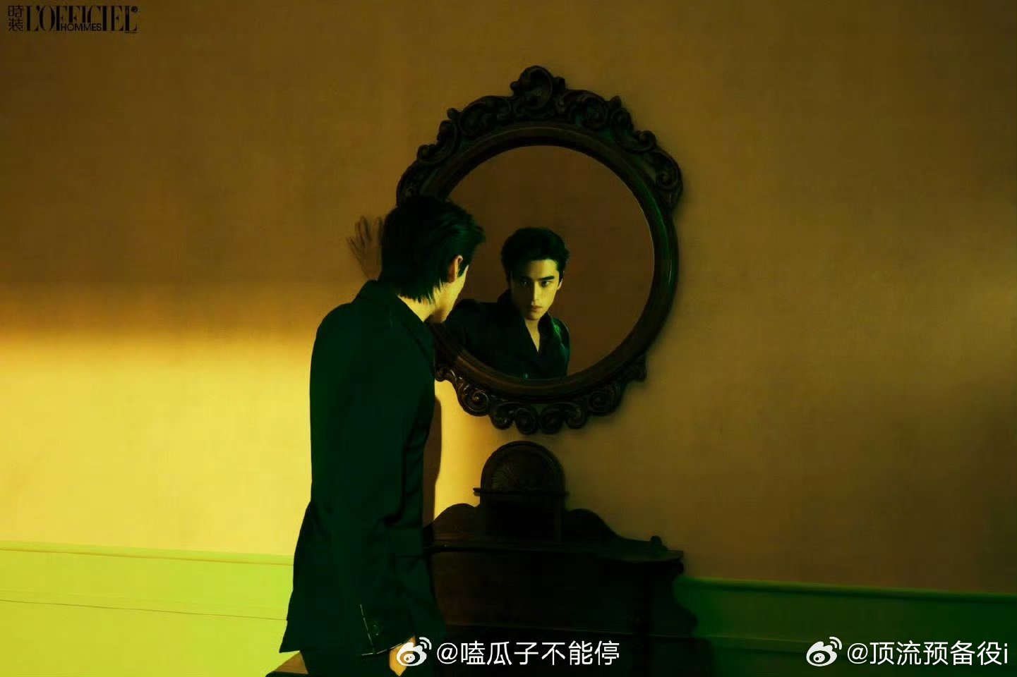 张康乐新杂志八月刊这个风格好酷！帅哥真是什么风格都完美驾驭[爱慕] ​​​