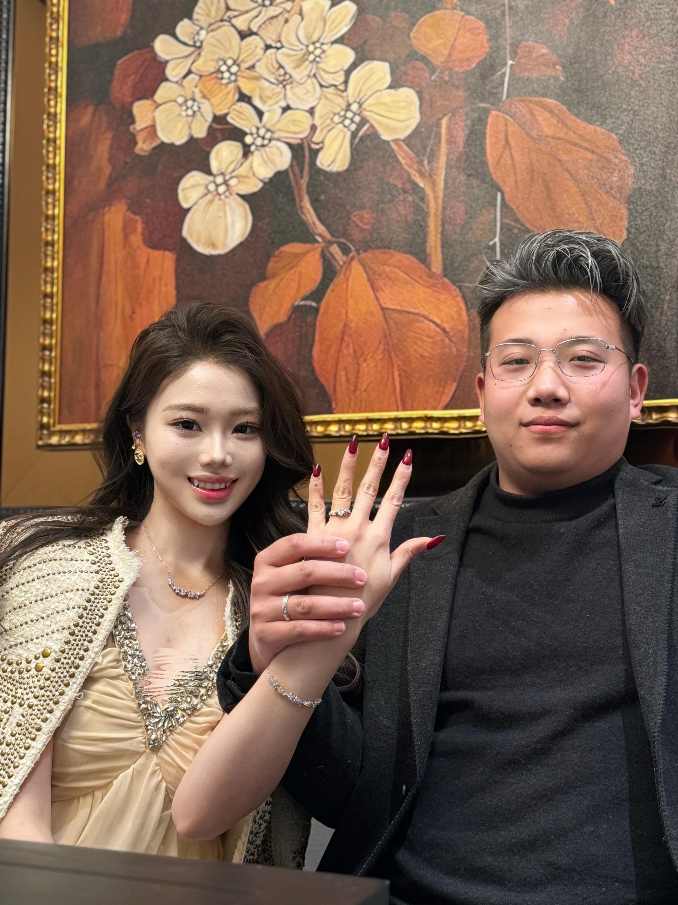 如果情人节送我花，我希望是范琦紫藤花