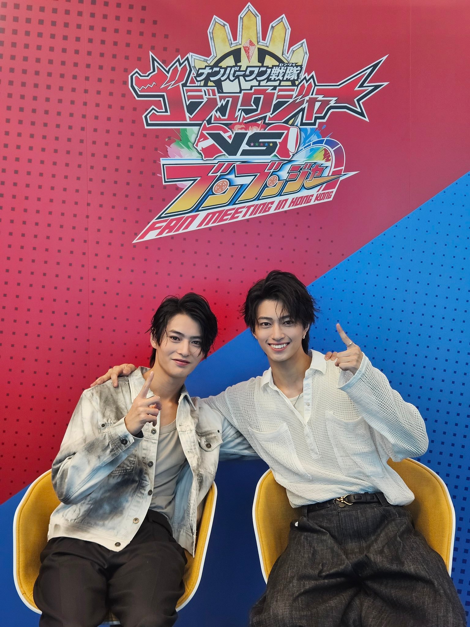 铃木秀脩本日は香港にて、みおとゴジュウジャーイベントをしてきました〜🔥🦁日本