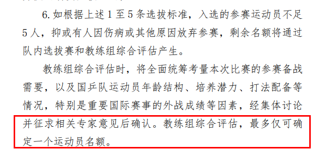 男队教练组的名额就1个所以打完世界杯之后如果冠军不是已经取得资格的三个人，那就还