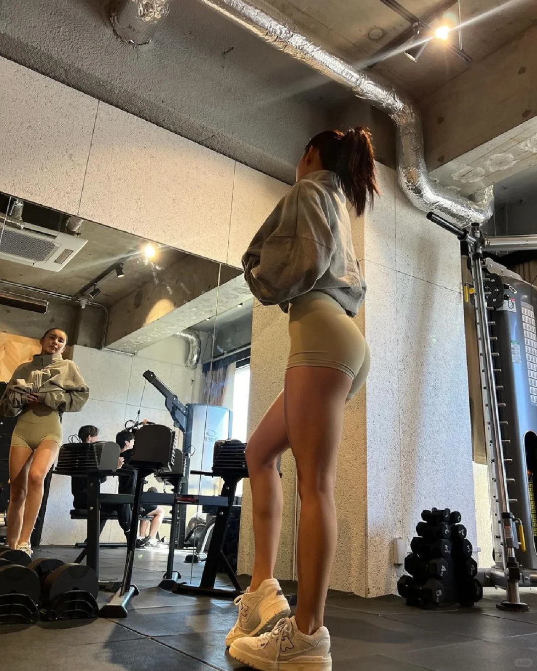 健身女孩已经偷偷变美💖