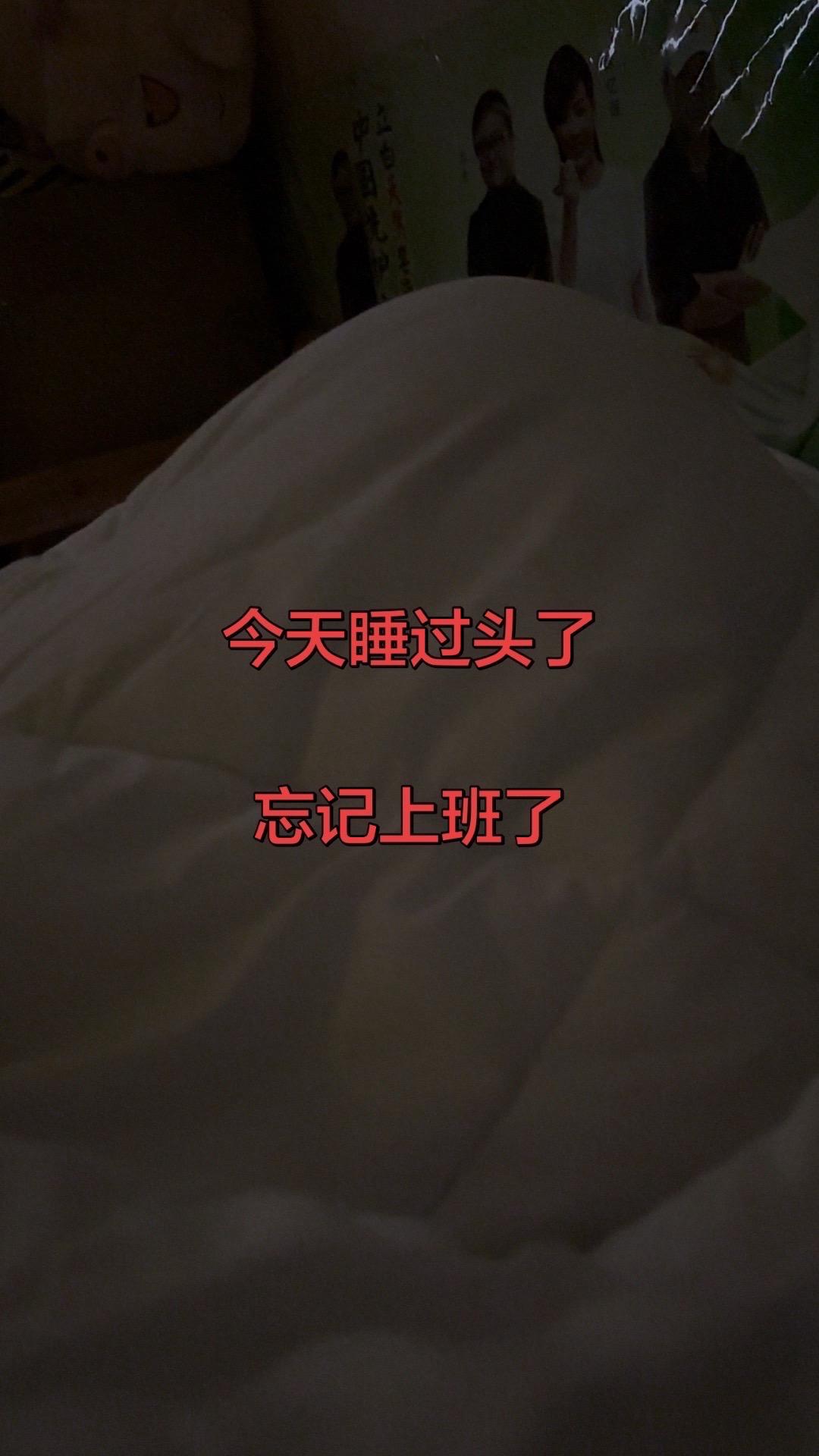 找到工作，今天又睡过头了  不去上班了