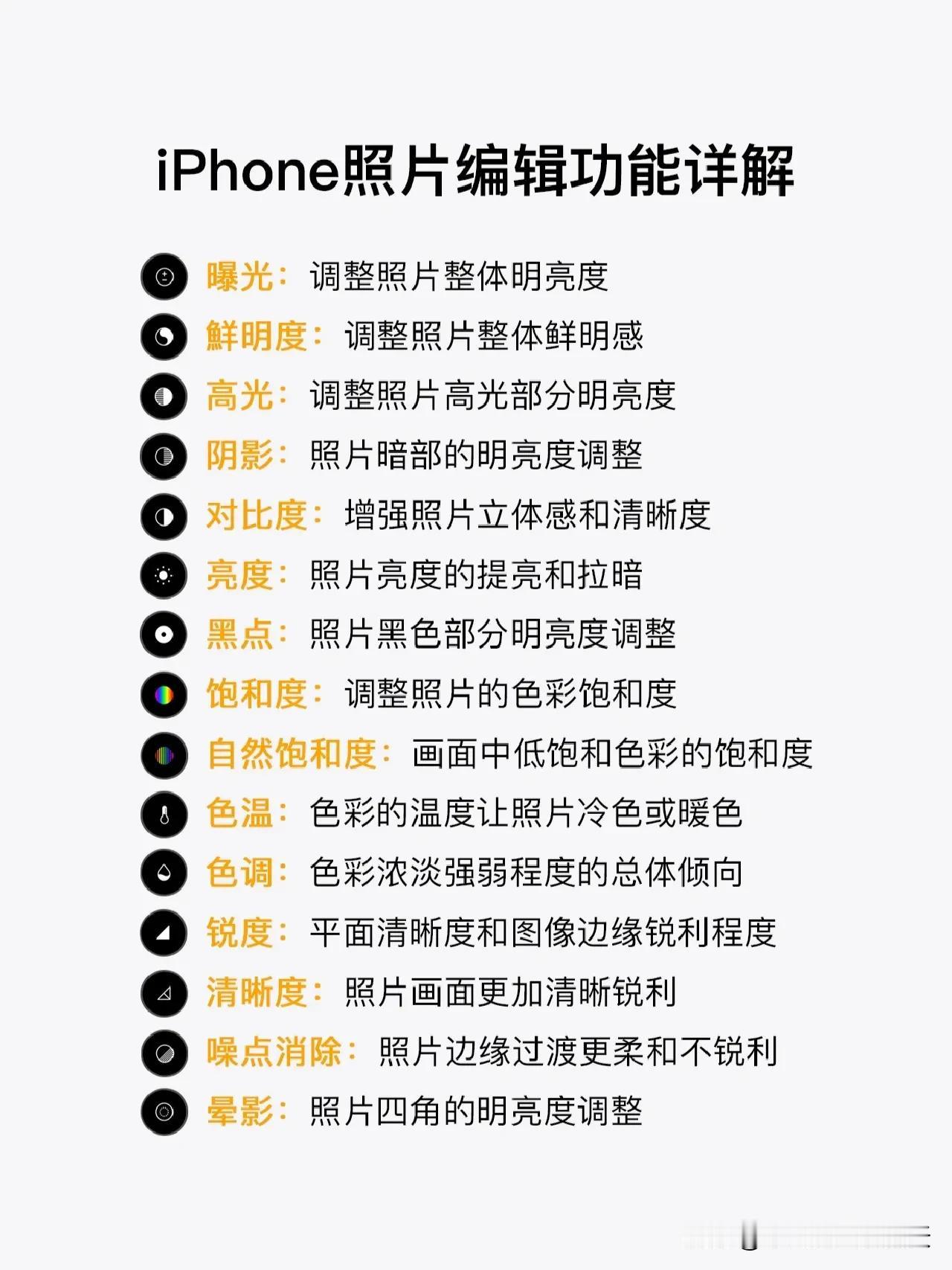 对新手超友好的iphone调色公式，一定要试试。