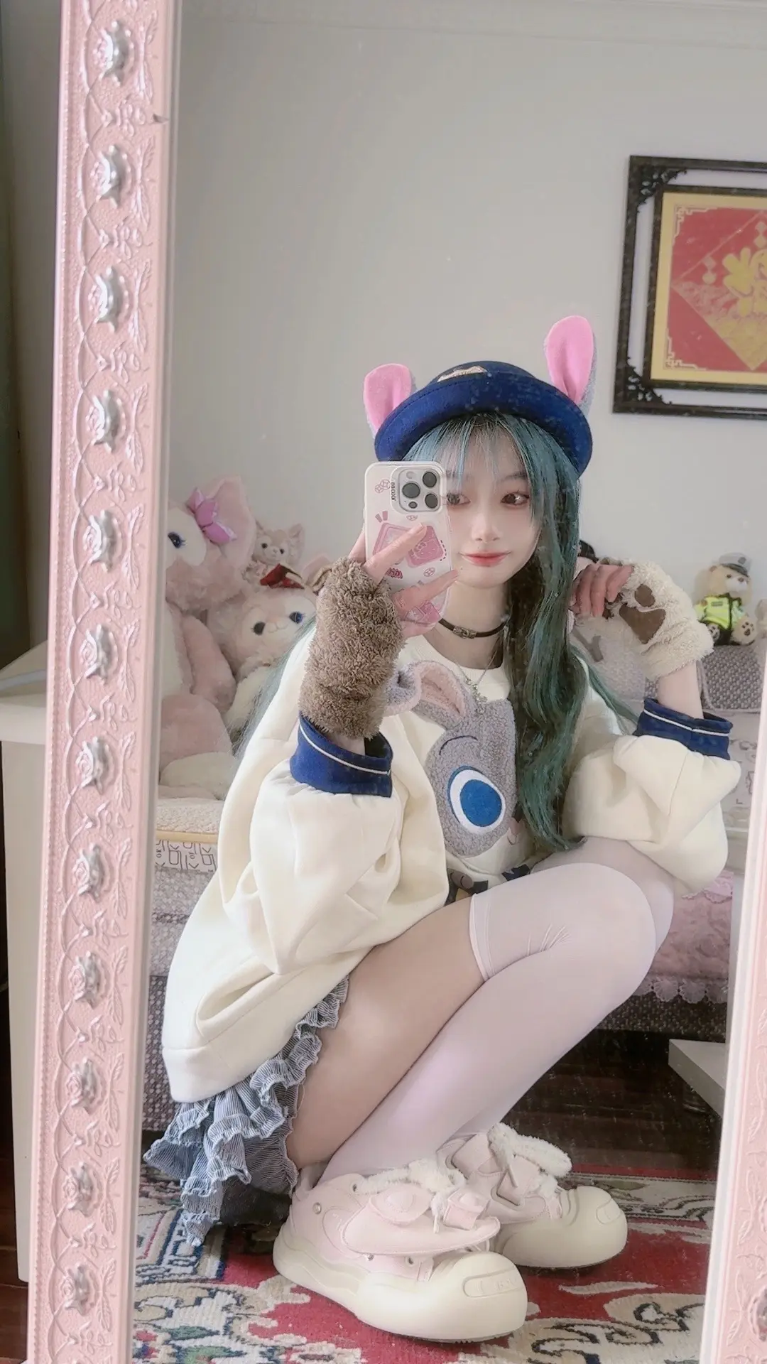 亲你的时候 不许往后退。