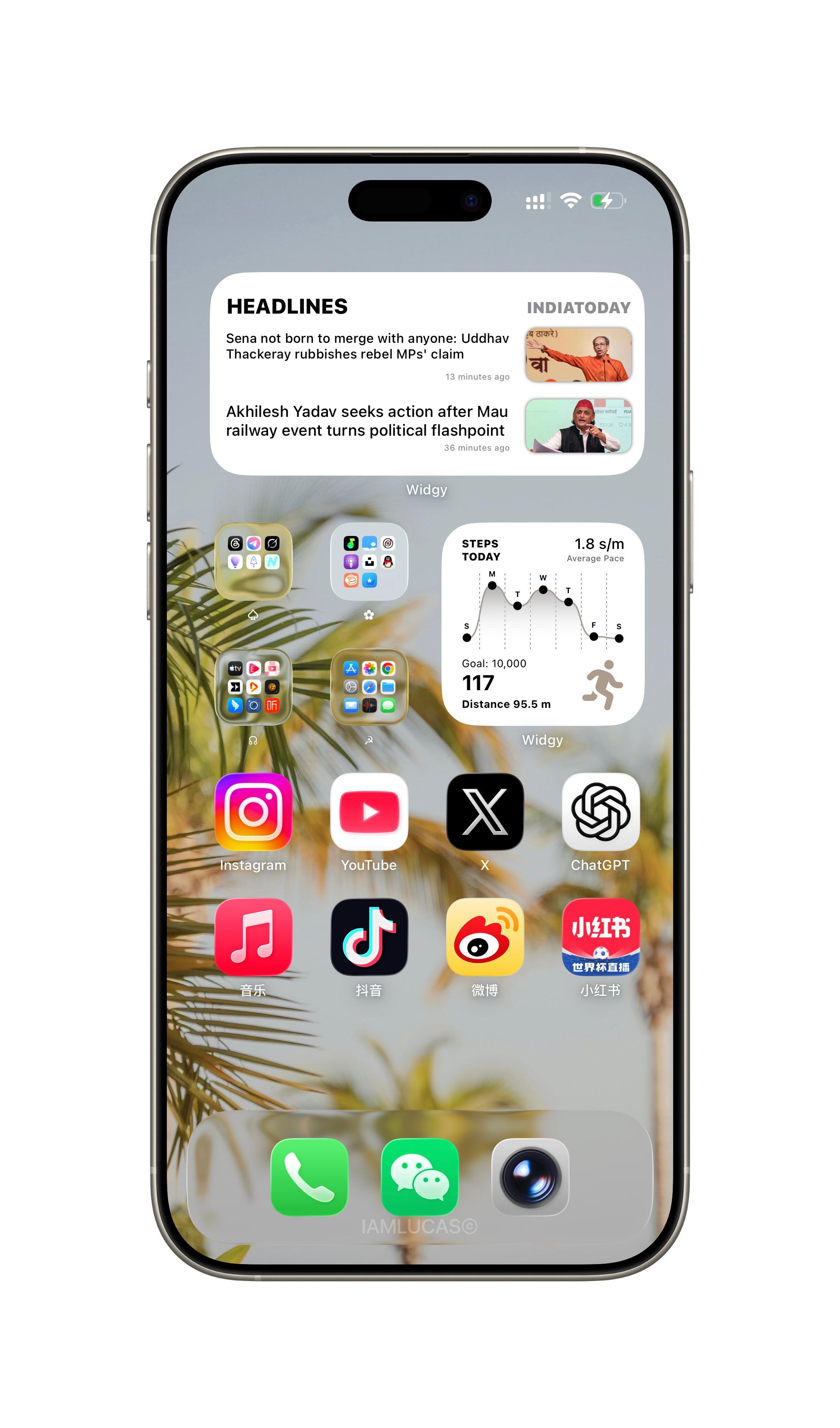 锁桌联播无水印壁纸iPhone壁纸