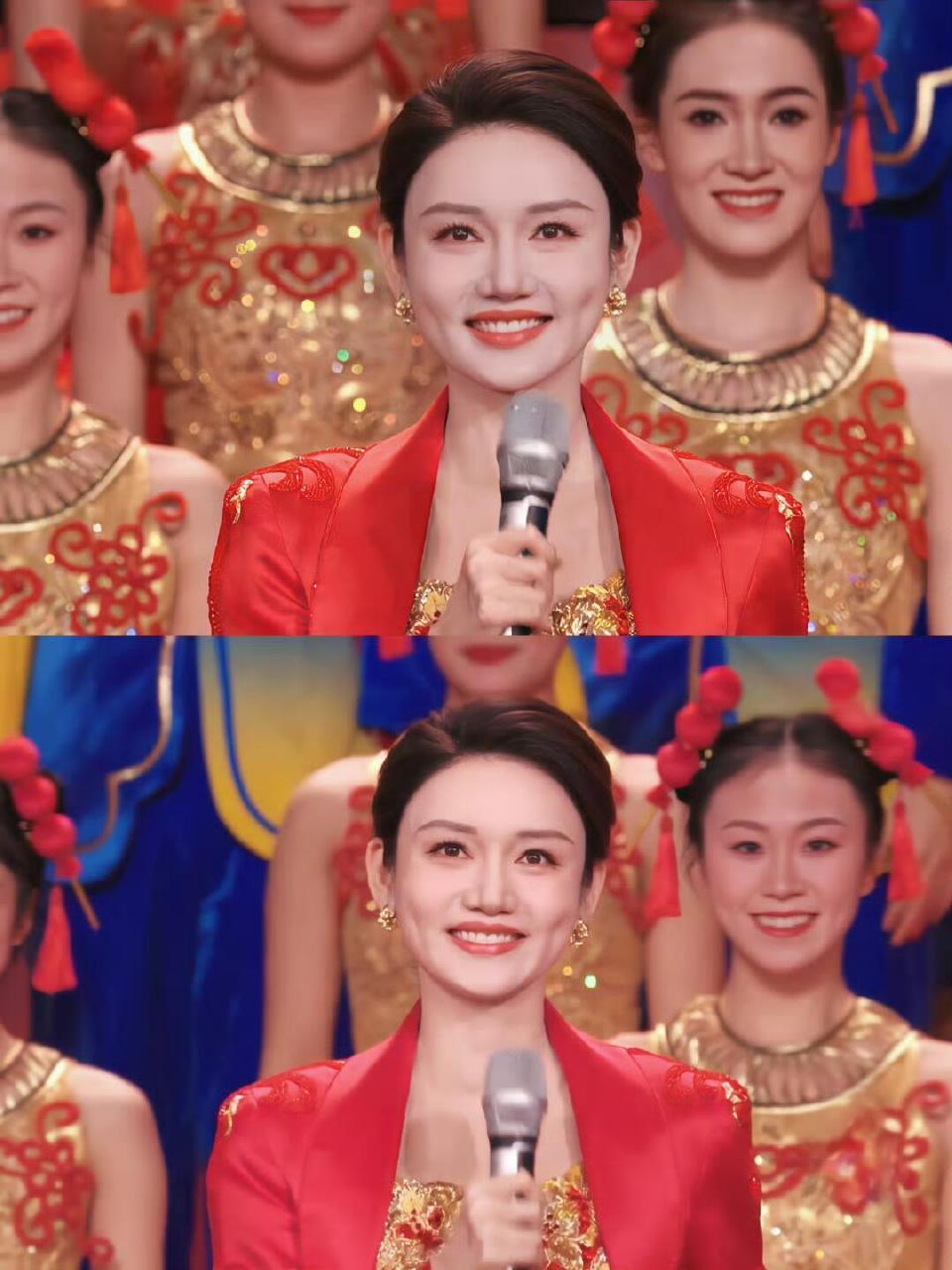 龙洋眼睛 春晚颜值担当龙洋！眼睛明亮动人，酒窝甜度满分，主持还一如既往稳！ 