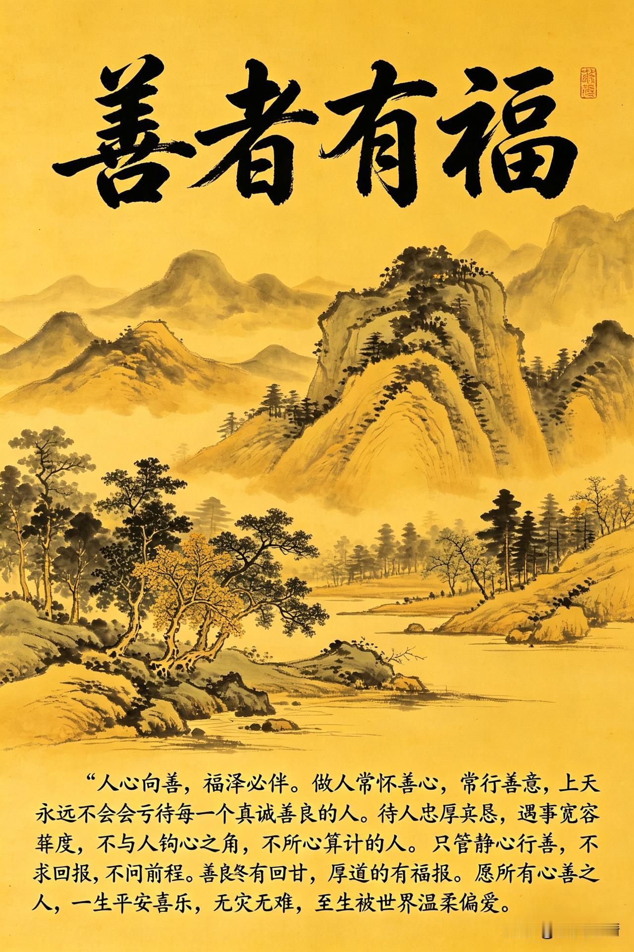 《心转则境转：一念善，则万物生；一念净，则百障消；一念定，则千祥集；一念通，则万