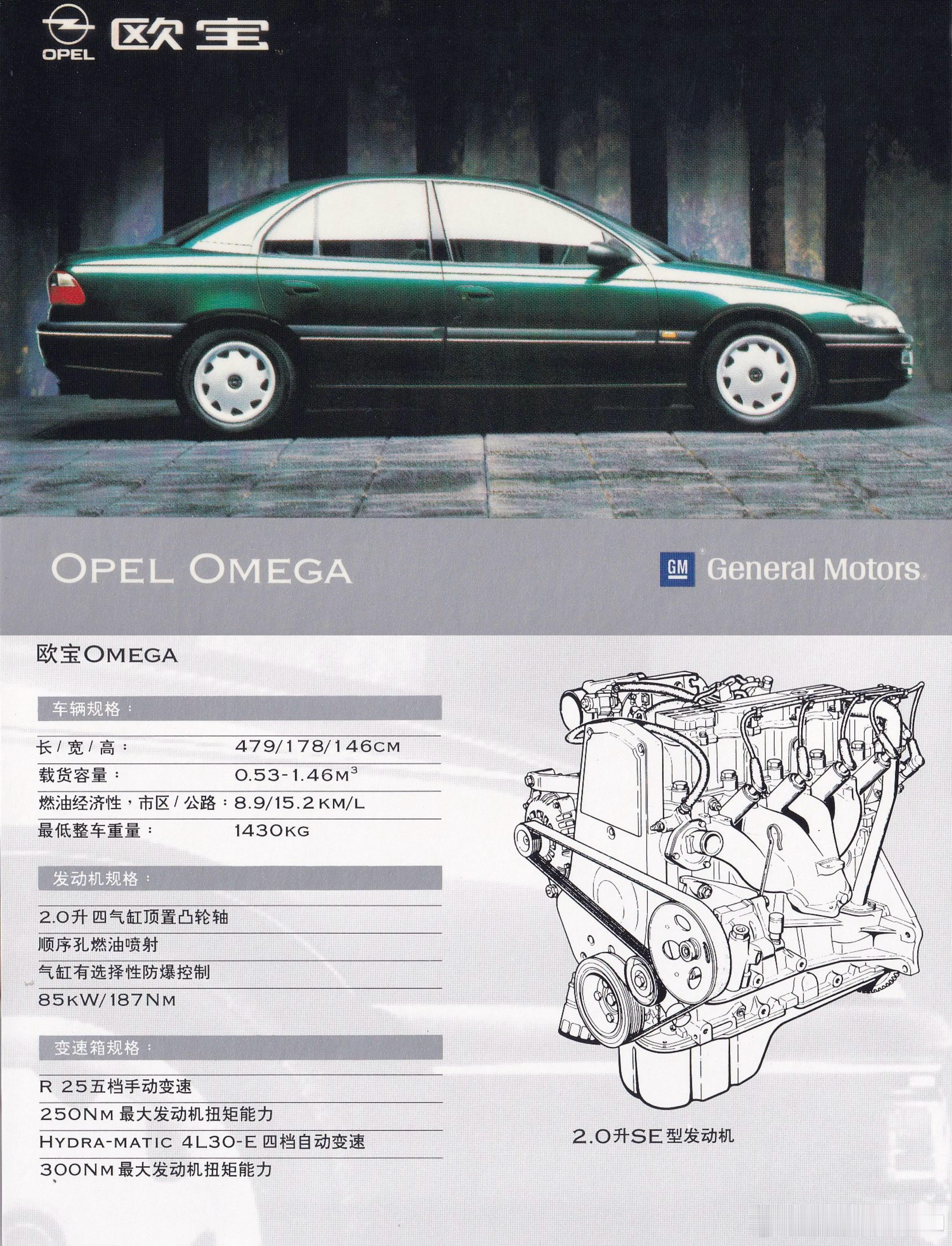 型录大观 1996 通用汽车收集卡 