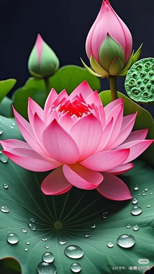 这上联“夏雨荷花艳”和下联“秋风金菊鲜”对得妙啊！“夏雨”对应“秋风”，一个是夏
