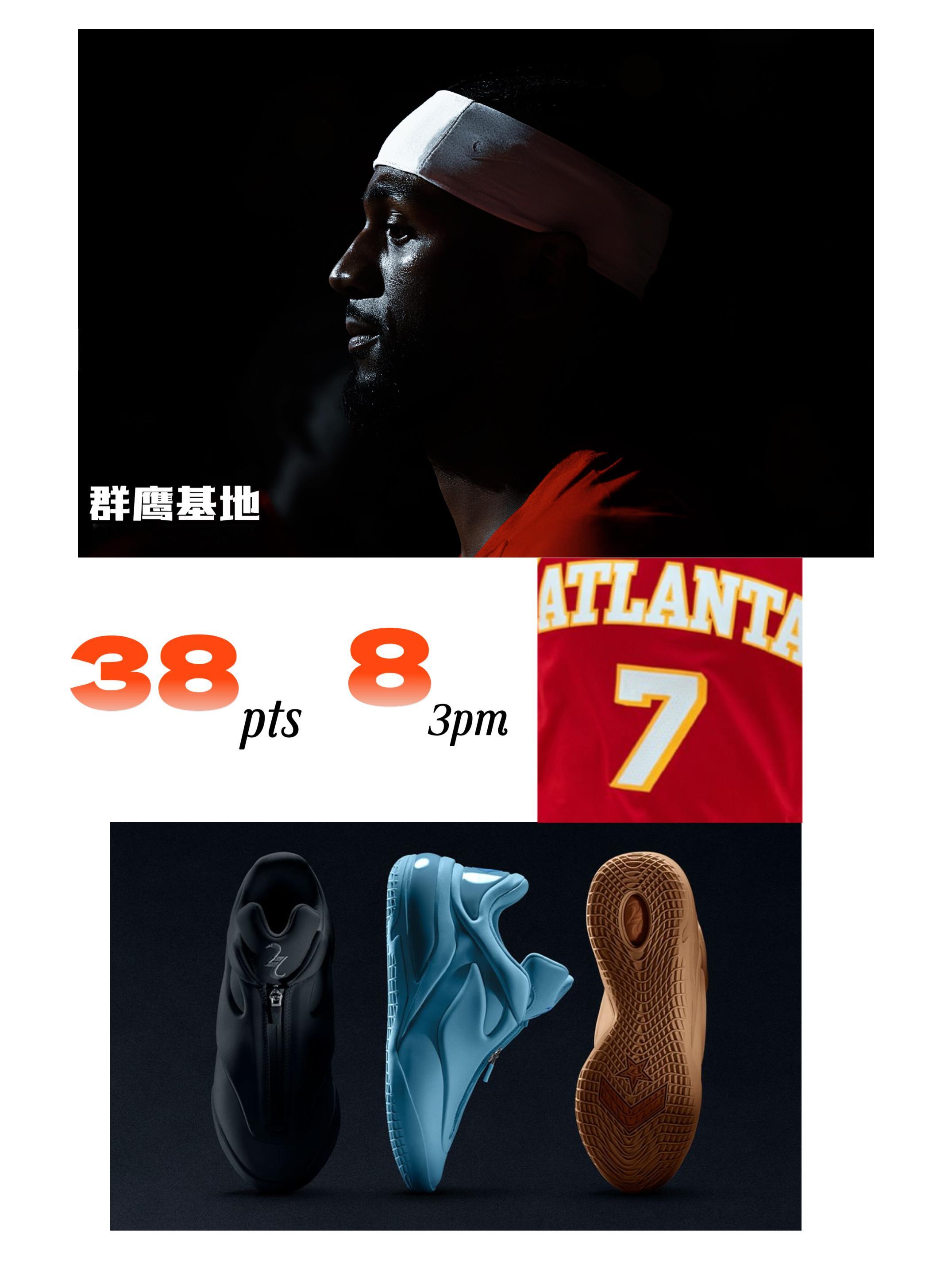 你告诉我亚历山大–沃克是不是亚历山大❓❗️🦅 38分（生涯新高）🦅 8/10