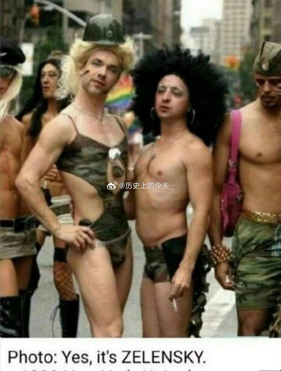 #文史老照片# 二十岁的泽连斯基，时在美国 ​​​