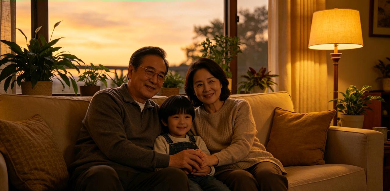 幸福是心安如常，所爱相伴，岁月温柔无扰