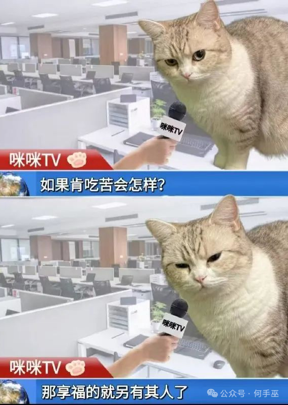 把苦留给擅长吃苦的人，能者多劳？那可不是吗，我再多吃点苦，老板就又能换个老婆了。