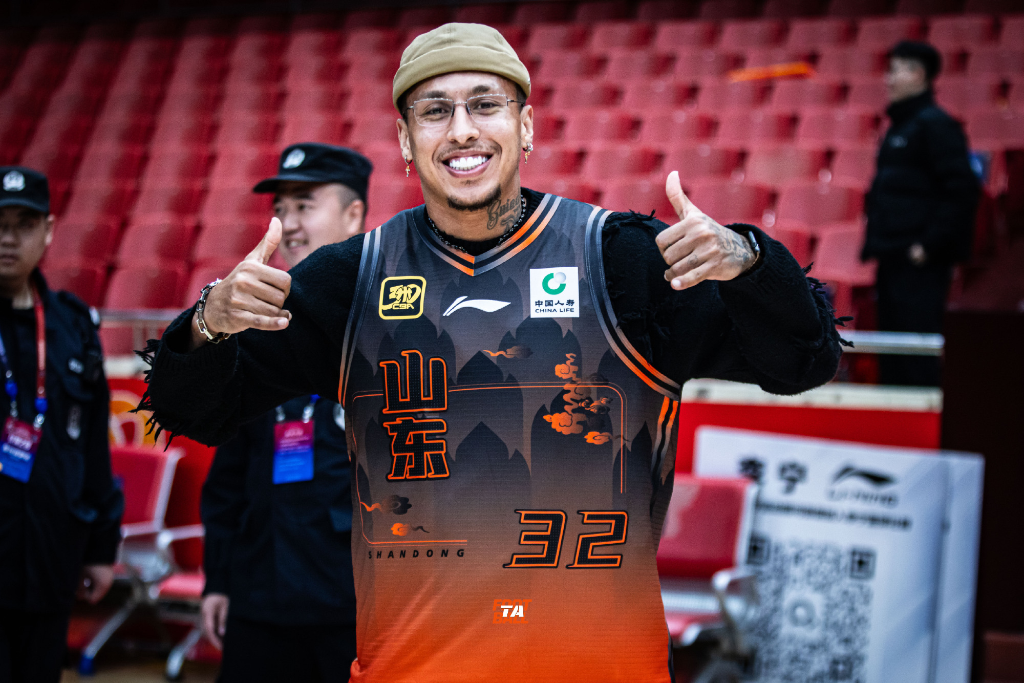 山东泰山外援去高速大球馆大搞团建！时间也过去一年了山东泰山中超联赛山东男篮