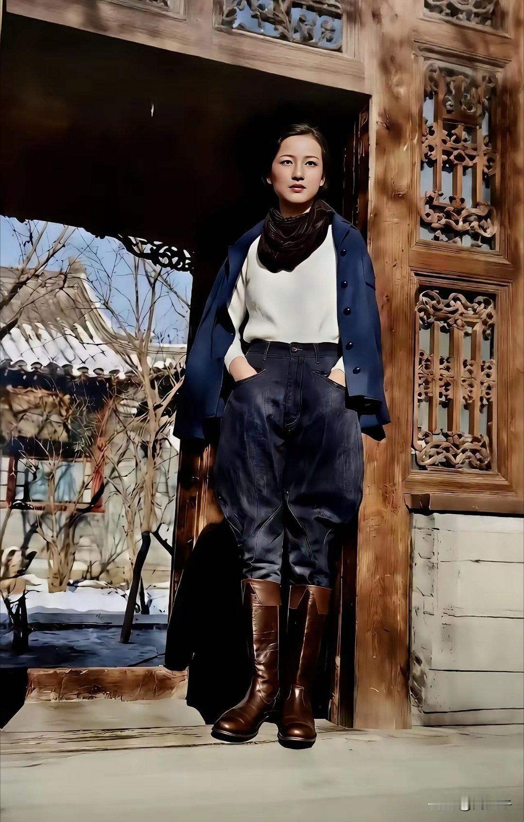 徐志摩爱而不得的林徽因真实长相 