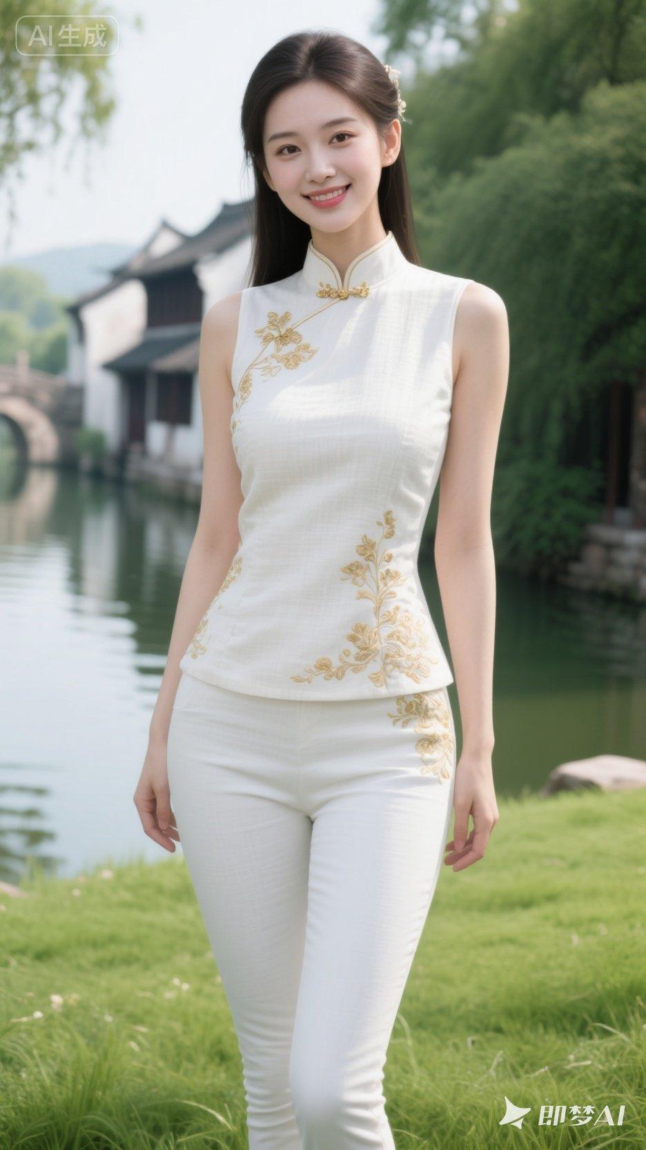 优雅旗袍，漫步江南水乡，感受古典韵味。